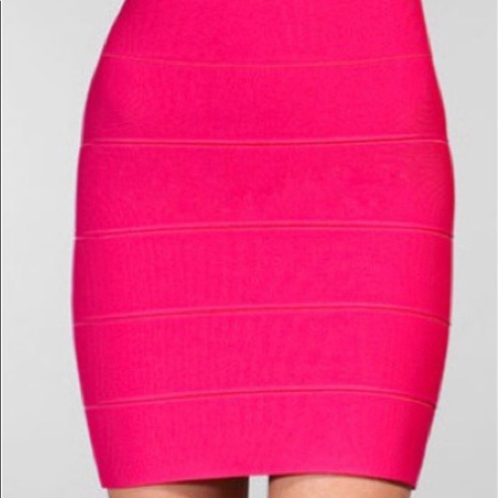 bcbgmaxazria pink skirt